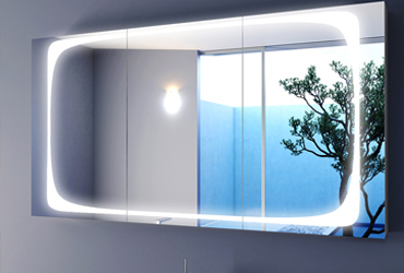 LED-Spiegelschränken mit Beleuchtung Riesenauswahl Spiegelschrank - an