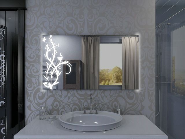 Badspiegel mit LED Beleuchtung - Rina