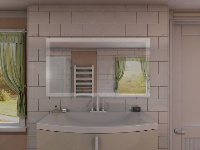 Badspiegel mit Beleuchtung Airis, Qualität und Eleganz fürs Badezimmer