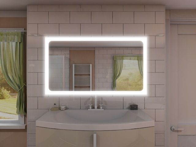 Badspiegel mit LED Beleuchtung - Bonian