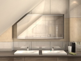 Spiegelschrank für Dachschrägen Anju