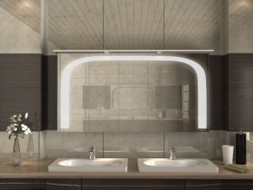 Spiegelschrank mit Kranz Saimon