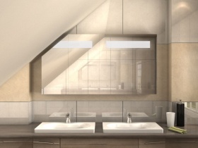 Spiegelschrank für Dachschrägen Shun