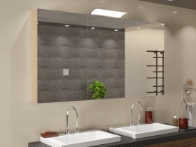 Spiegelschrank Seto mit Leuchte