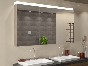 Spiegelschrank Zuma mit Leuchtkranz