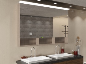 Spiegelschrank Akaya mit Leuchte