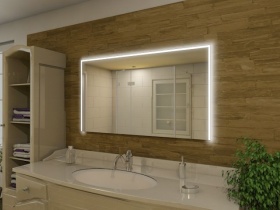 Badspiegel mit LED Beleuchtung - Aliha