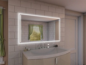 Badspiegel LED mit Touch Sensor - Quang
