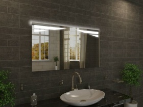 Badspiegel mit LED Beleuchtung - Serapio