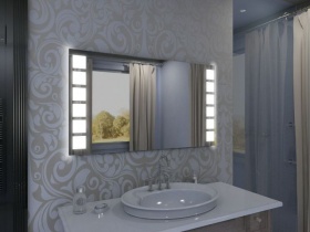 Badspiegel mit LED Beleuchtung - Taro